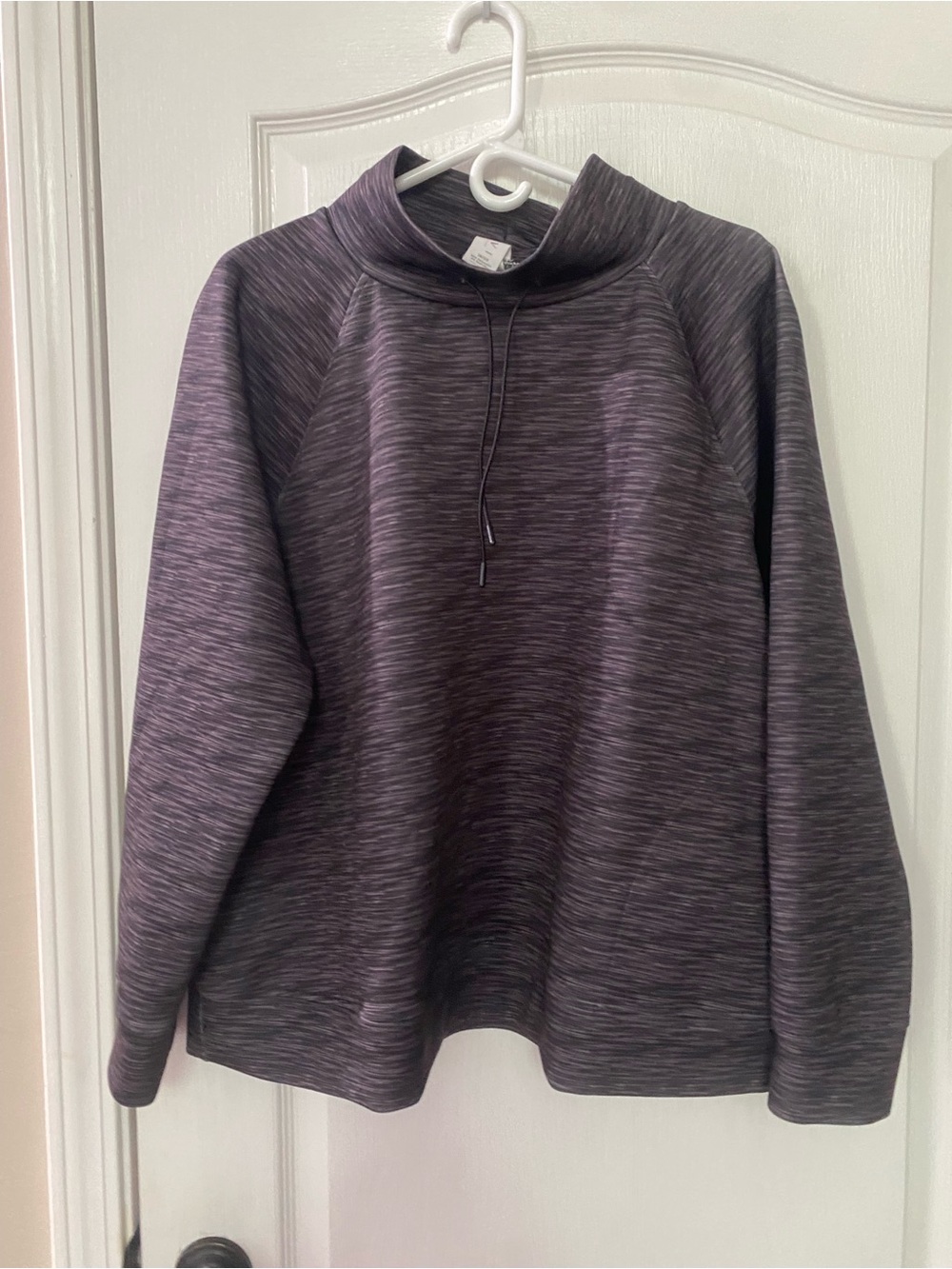 ViVI Heathered Purple Pullover Hoodie